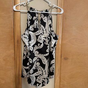 Multicolor halter top